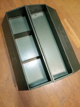 Caja de herramientas ALE n5 metálica verde