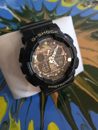 Original!! G-Shock GA-100CF camuflaje