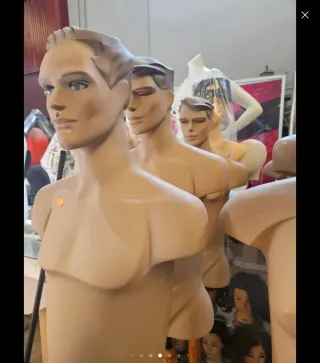 2 Maniquíes Vintage Mujer y Hombre