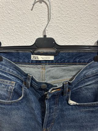 Pantalón Vaquero Zara Azul