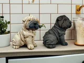 Figura Escayola Shar Pei