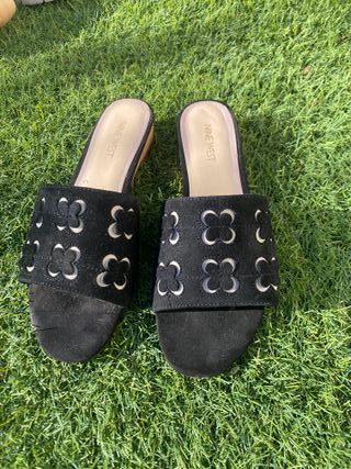 Sandalias Nine West Ante Negro Talla 39 (8M)