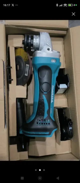 Radial Makita DGA452Z 115mm Batería