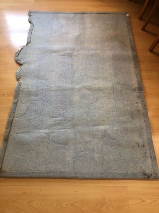 Alfombra infantil flores lana 110x180 cm