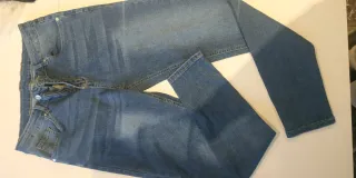 Pantalón vaquero elástico azul talla S Nuevo.