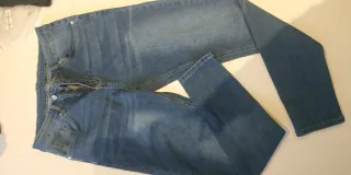 Pantalón vaquero elástico azul talla S Nuevo.