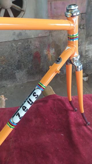Cuadro de Bicicleta Zeus Naranja