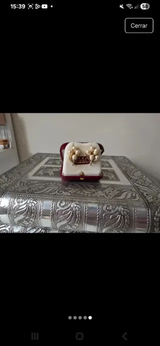 Collar y pendientes Majorica perlas