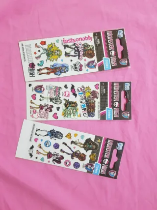 Stickers Monster High Originales 3 modelos diferen