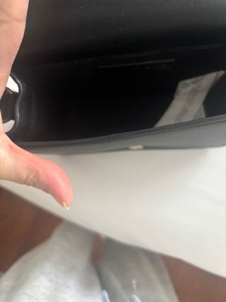 Bolso Zara Negro Cadena Dorada