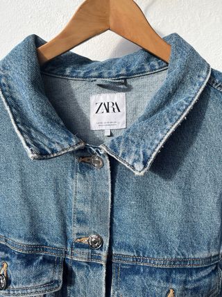Chaqueta vaquera Zara azul