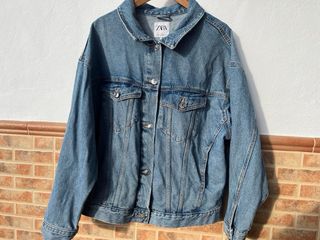 Chaqueta vaquera Zara azul