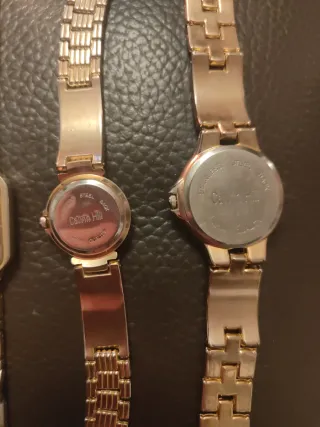 Lote 4 Relojes Mujer Dorado