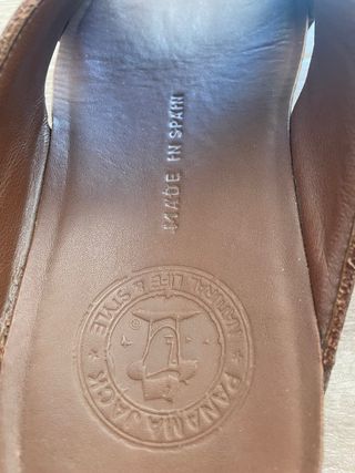 Sandalias Panama Jack Piel Marrón Talla 42