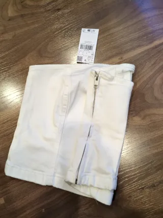 Top blanco Mango Talla M