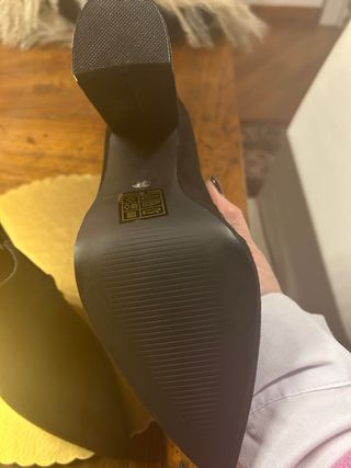 Stivaletti finto camoscio neri nuovi