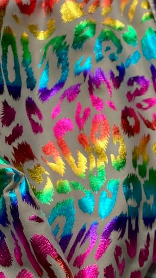 2 Pares Fundas Patines Arcoíris Animal Print