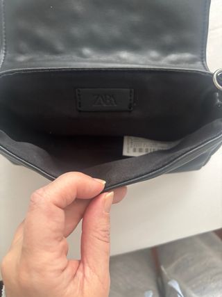 Bolso Zara piel tachuelas