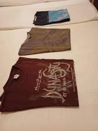 Pack 3 Camisetas DUNASTY Manga Corta Talla M