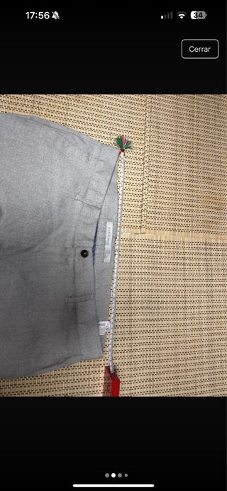 Pantalón Chino Gris