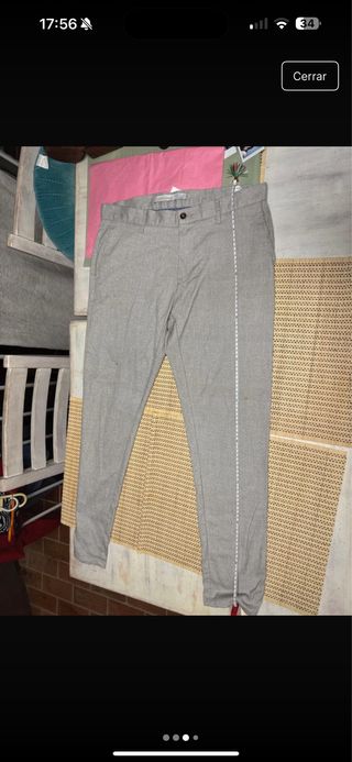 Pantalón Chino Gris