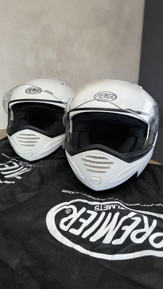 Caschi Premier modulari bianchi S e XS