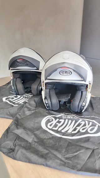 Caschi Premier modulari bianchi S e XS