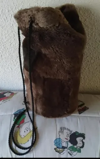 Conjunto Piel: Bolso, Sombrero y Bufanda