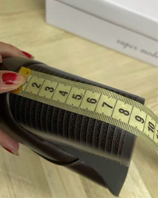 Stivali alti marroni con tacco