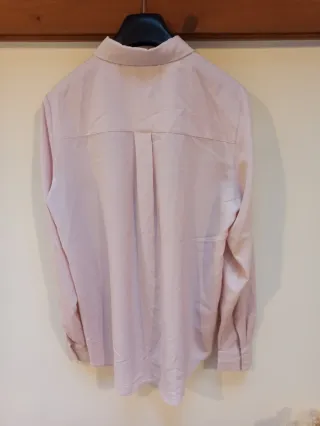 Camisa H&M rosa fluida Talla S