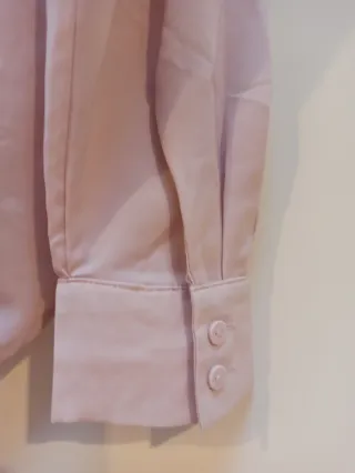 Camisa H&M rosa fluida Talla S