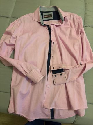 Camisa RAFFAELLO GUTTI Rosa Hombre