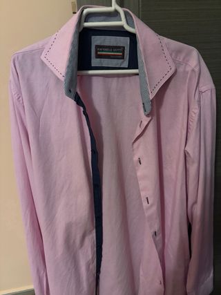 Camisa RAFFAELLO GUTTI Rosa Hombre