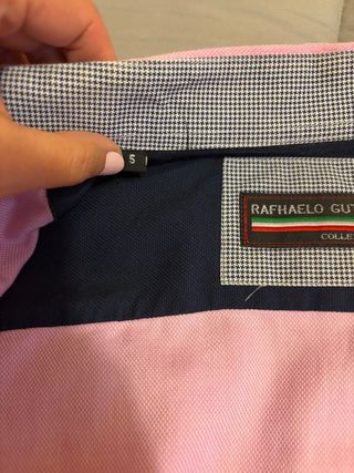 Camisa RAFFAELLO GUTTI Rosa Hombre