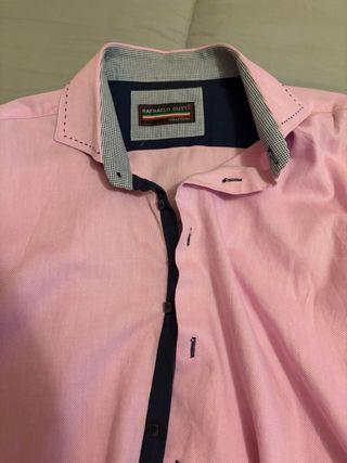 Camisa RAFFAELLO GUTTI Rosa Hombre