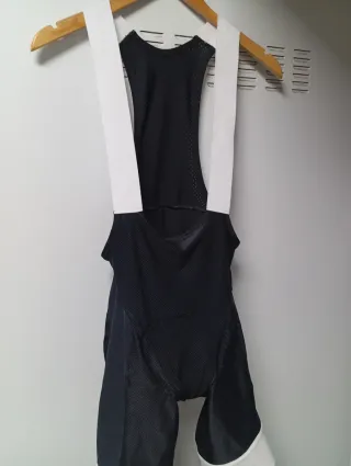 Culote Ciclismo Tirantes Badana Gel Negro. Talla L