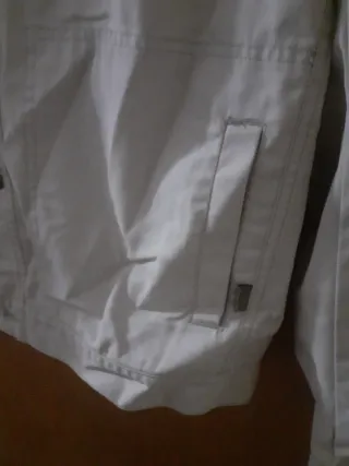 Chaqueta tejana beige