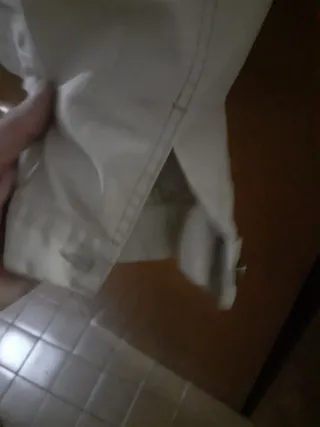 Chaqueta tejana beige