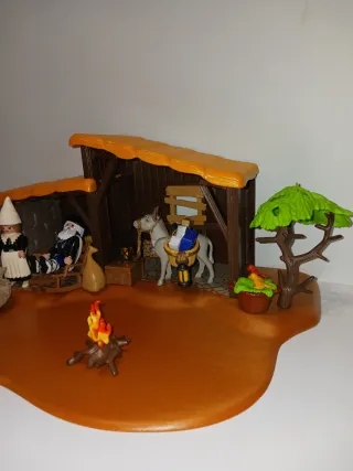 Borda Olentzero y Mari Domingi Playmobil