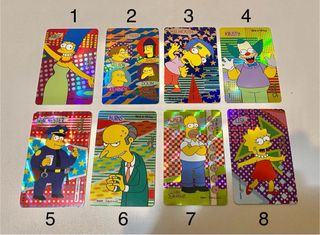 Lotto Carte Simpson Cards Kinder Ferrero 1999