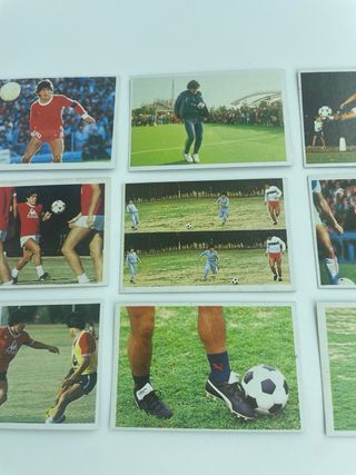9 x Maradona Sus Driblings ...  CromoEsport 1984