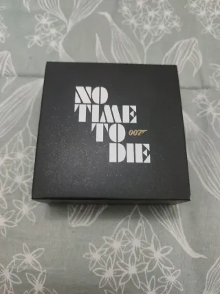 1 Onza Plata proof James Bond No Time To Die