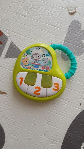 Bright starts piano para bebés, funciona como nuev