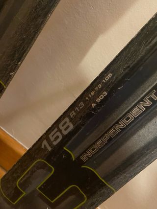 Esquís Fischer 156 cm con palos