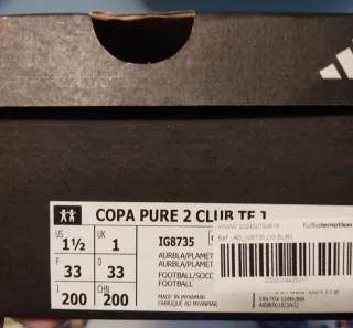 Botas Adidas Copa niño Talla 33