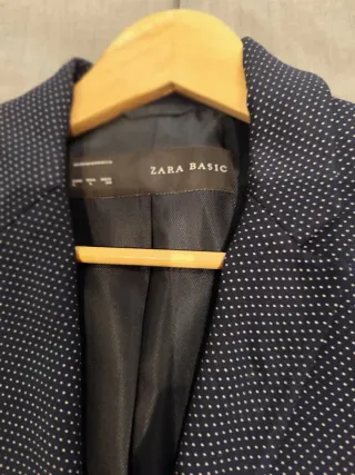 Americana Zara L azul marino