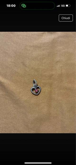 Pandora Cuore Rosa Argento