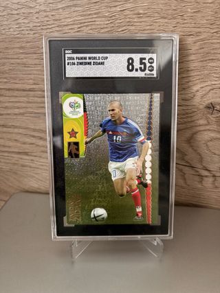 Cromo Panini Mundial 2006 Zidane SGC 8.5