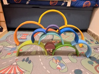 Auténtico Arcoíris Waldorf de Madera