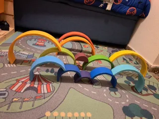 Auténtico Arcoíris Waldorf de Madera